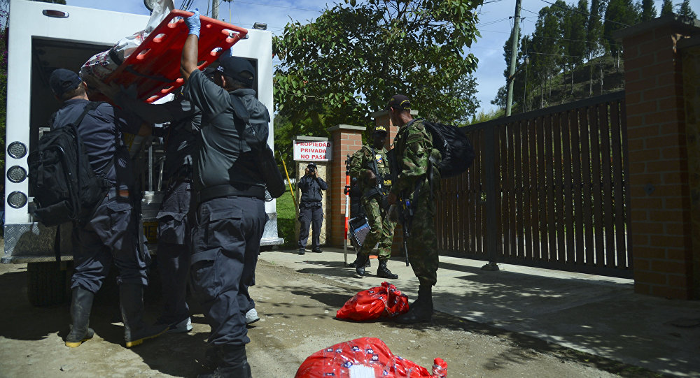 بالفيديو.. .عرض جوي في كولومبيا ينتهي