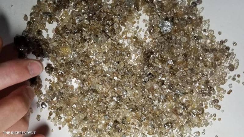 اكتشاف ألماس من قلب الأرض.. عمره