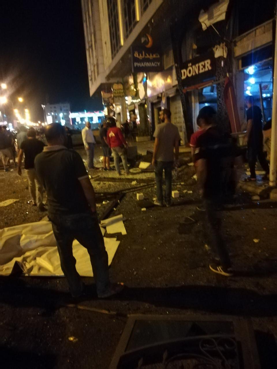 حريق في مطعم بشارع المدينة المنورة..