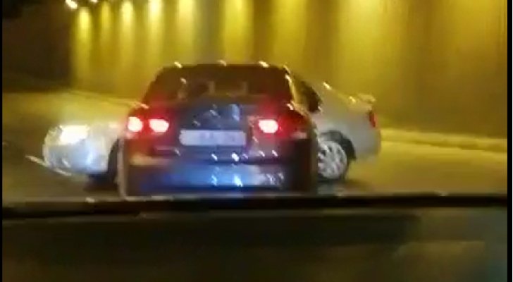 بالفيديو.. حادث صدم متعمد في عمان