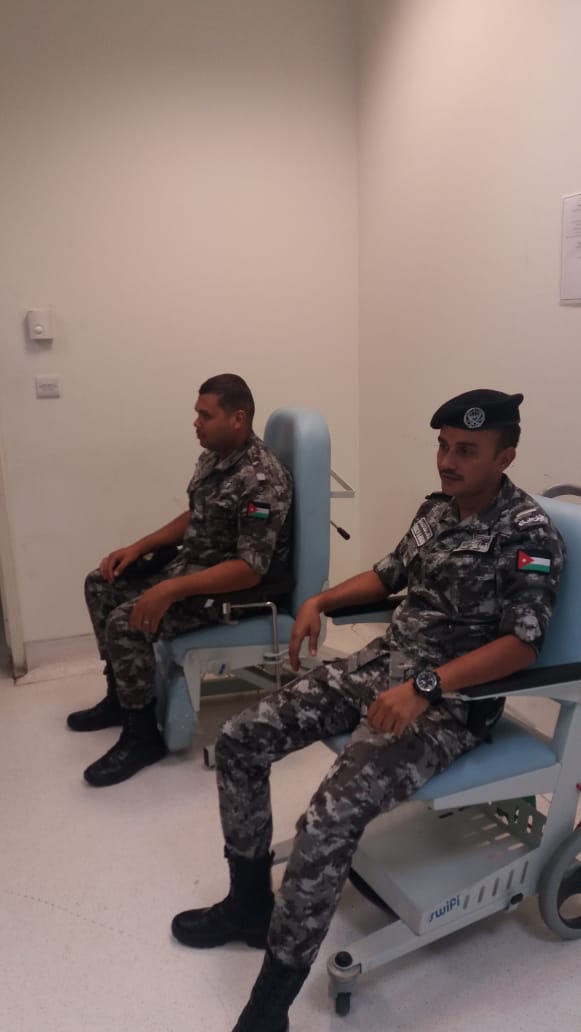 الدرك يستجيب لمناشدة مواطنة بحاجة للدم