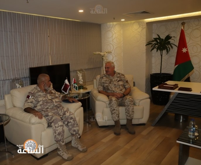 اجتماع عسكري اردني قطري (صور)