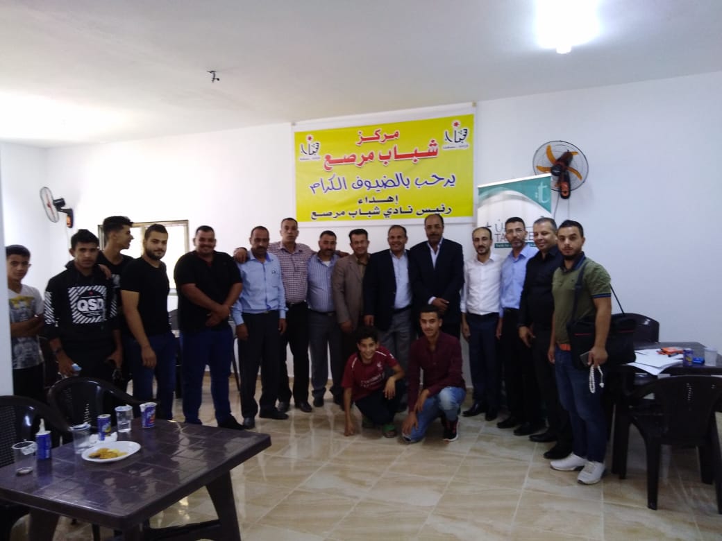 ورشه وجلسه حواريه بمركز شابا مرصع