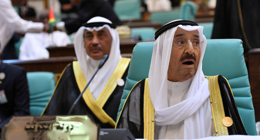 دخول أمير الكويت المستشفى في أمريكا