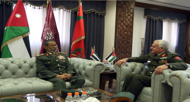 الحنيطي يستقبل رئيس أركان القوات المسلحة