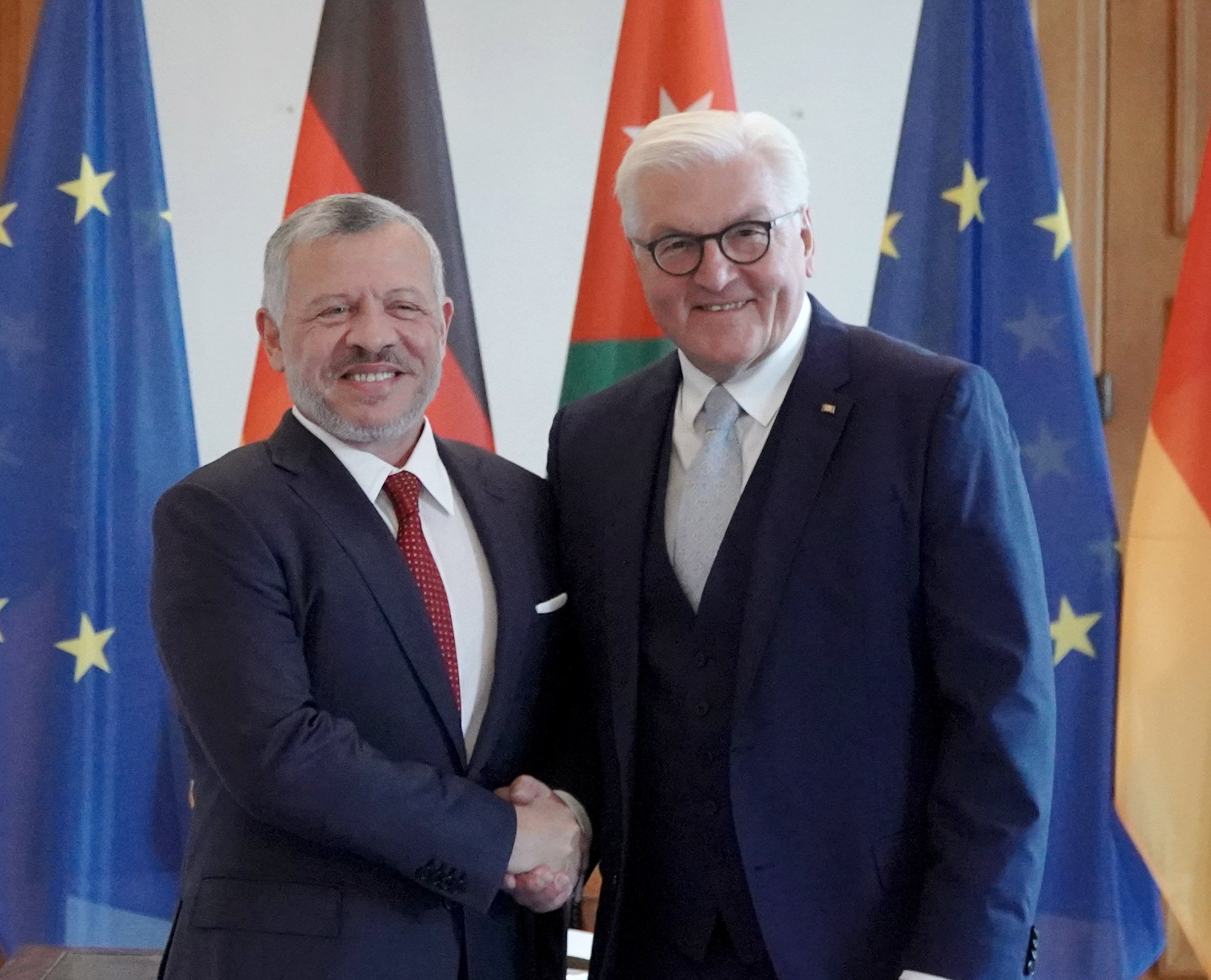 ماذا قال الملك للرئيس الألماني