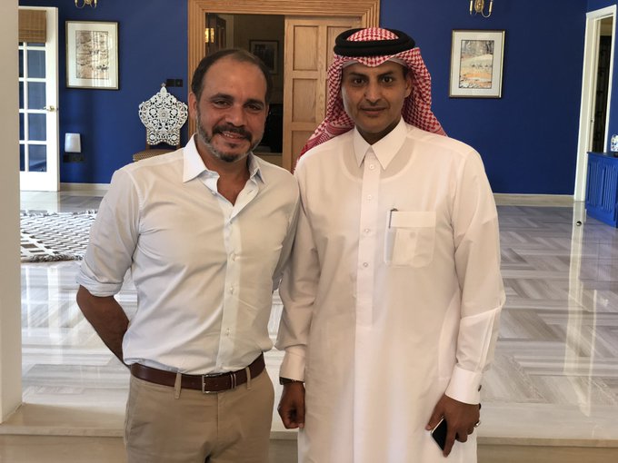 الأمير علي والشيخ سعود بن ناصرآل