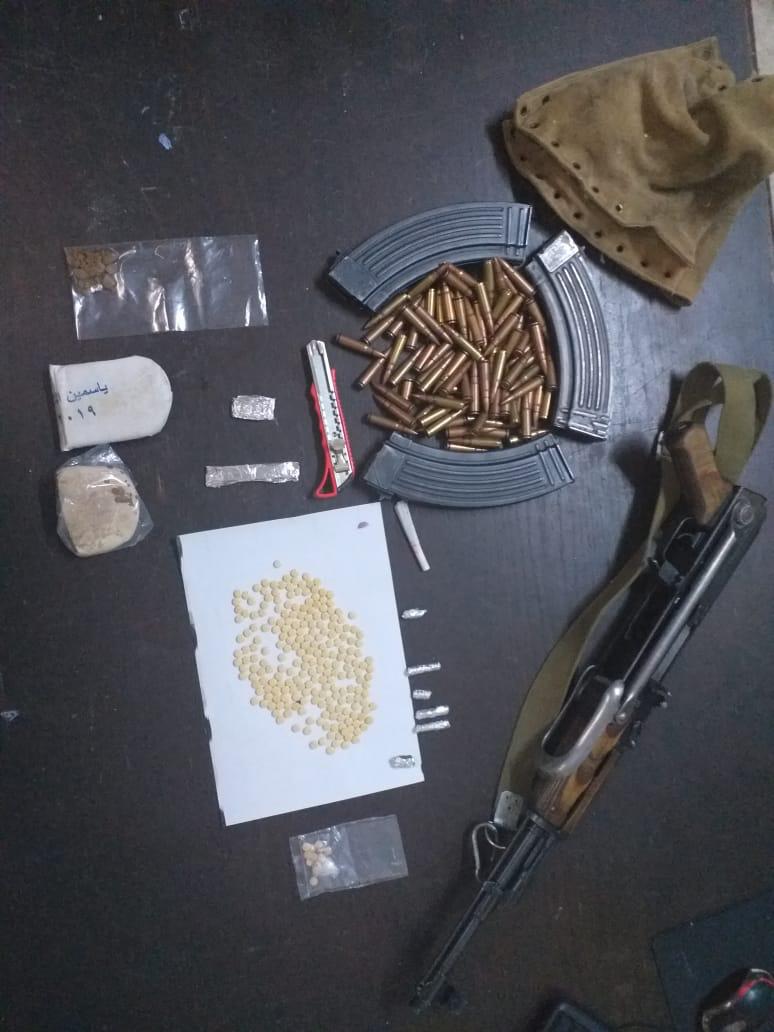 المخدرات وشرطة البادية تنفذان حملة أمنية