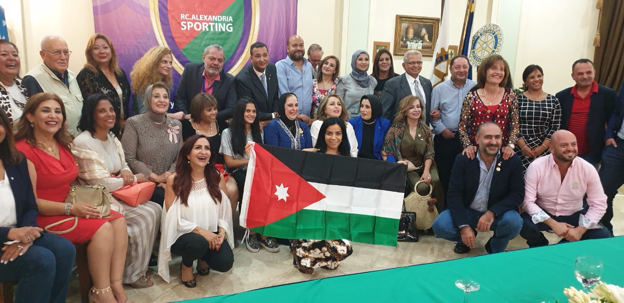 الروتاريون الأردنيون يزورون مكتبة الاسكندرية (صور)