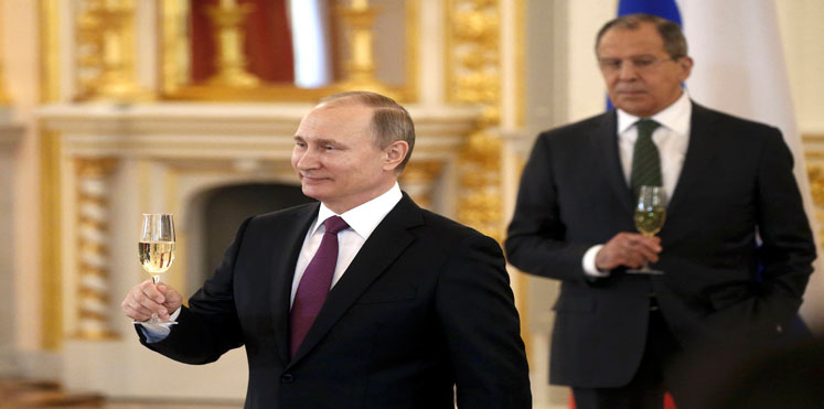 بوتين ولافروف يطلقان تصريحات متناقضة حول