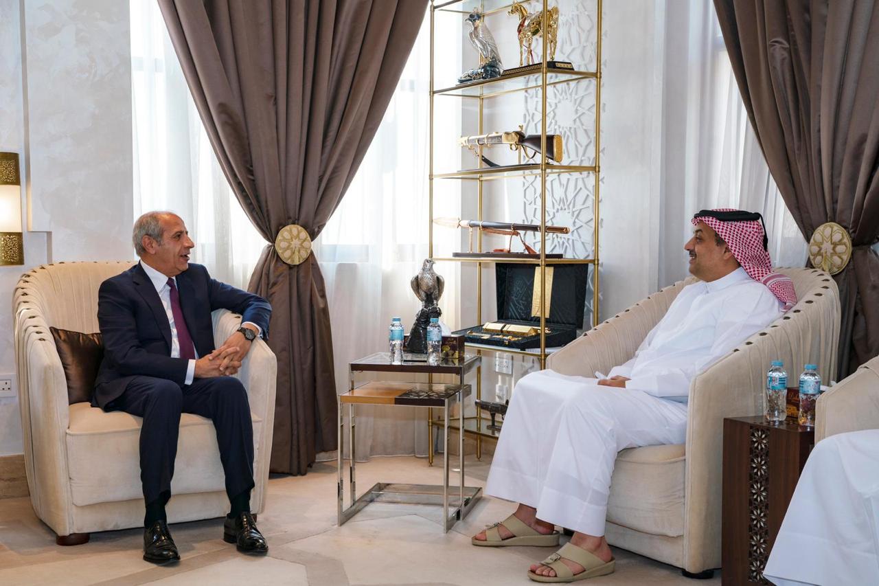 العطية يستقبل اللوزي