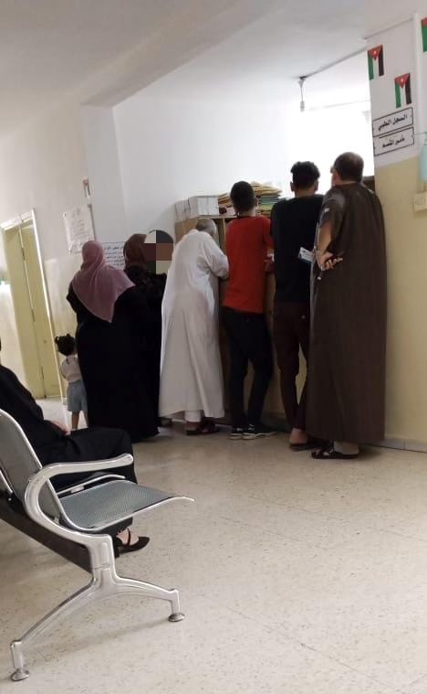 مراجعو مركز صحي الطرة الشمالي في