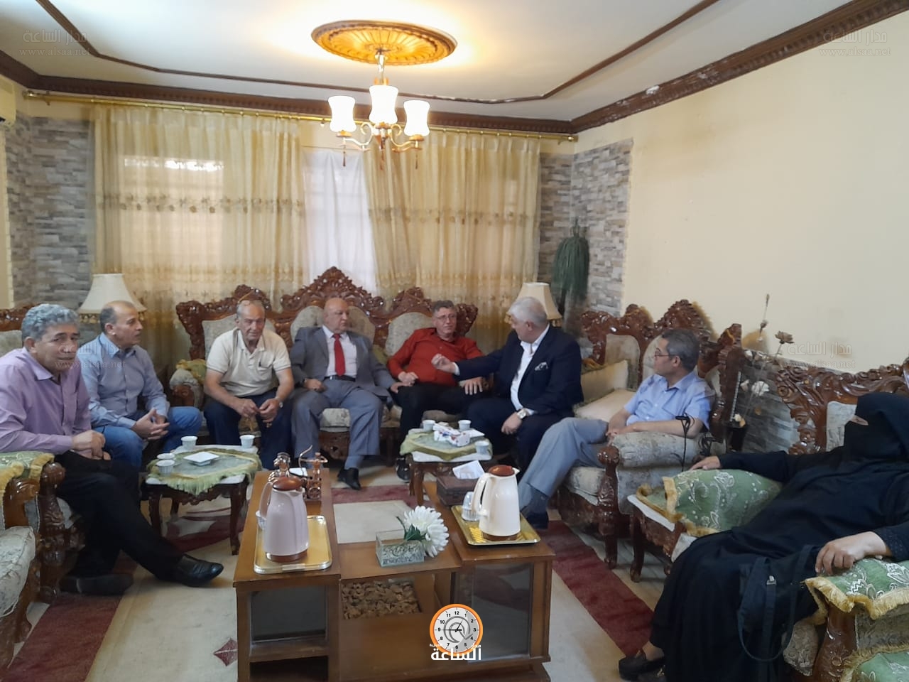 الحسن يولم لأعضاء حزب الائتلاف الوطني