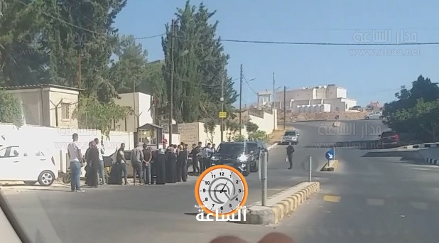 عند منزل مدير الامن العام الباشا