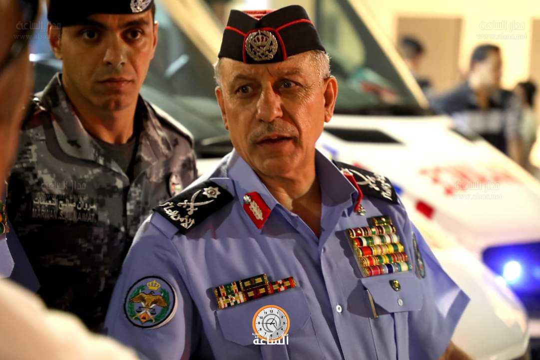 مدير الأمن العام في موقع حادثة