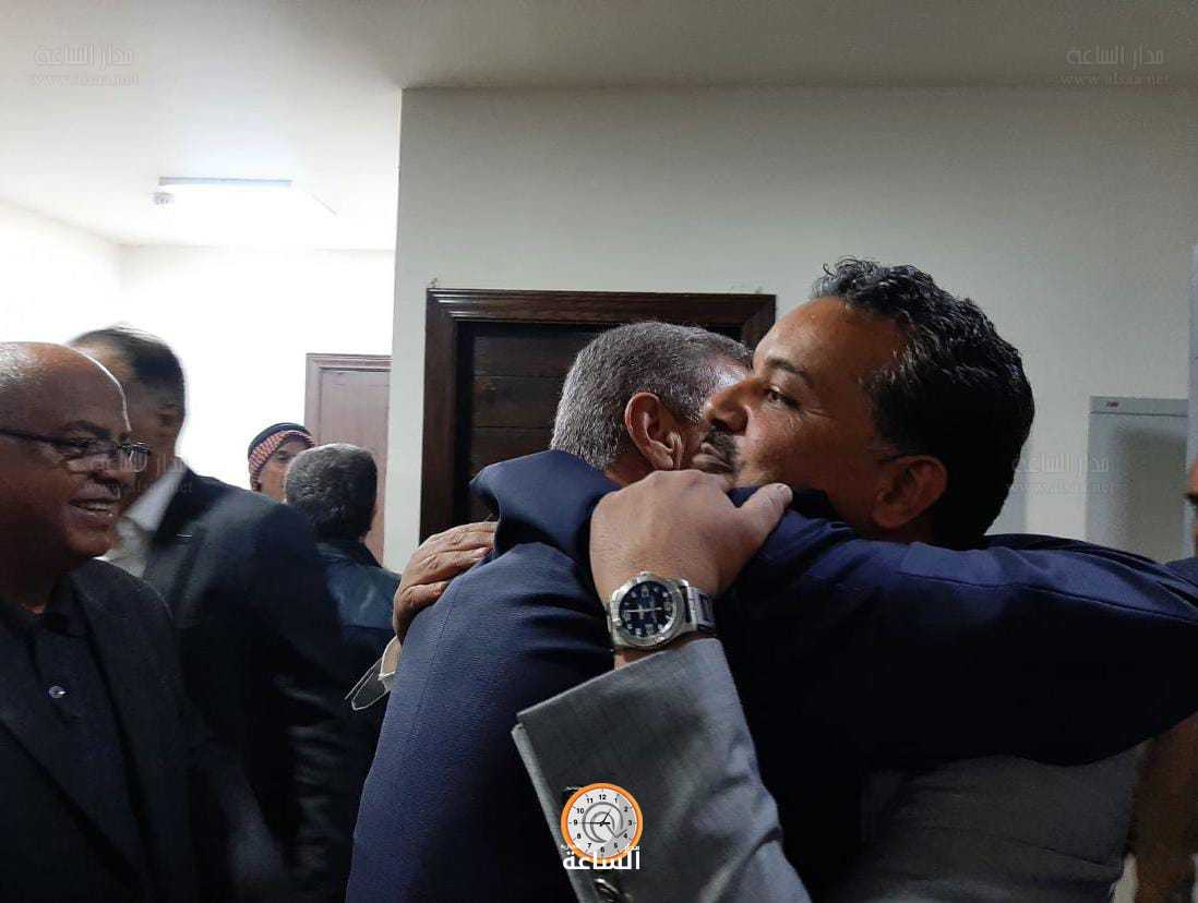 العساف في النادي الفيصلي لتهنئة الحديد