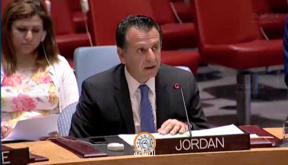 مندوب الأردن لدى الأمم المتحدة ردا