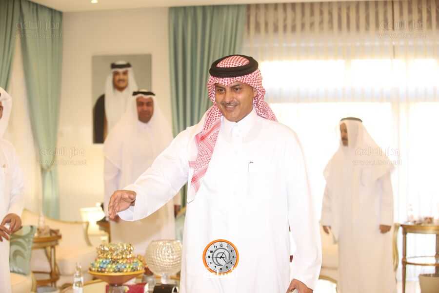 السفير آل ثاني يستقبل المباركين بعيد