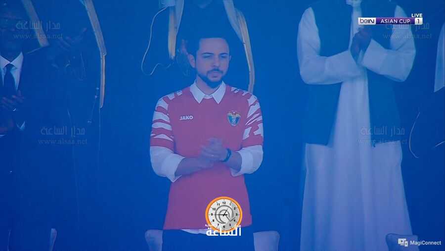 الملكة رانيا وولي العهد الامير الحسين