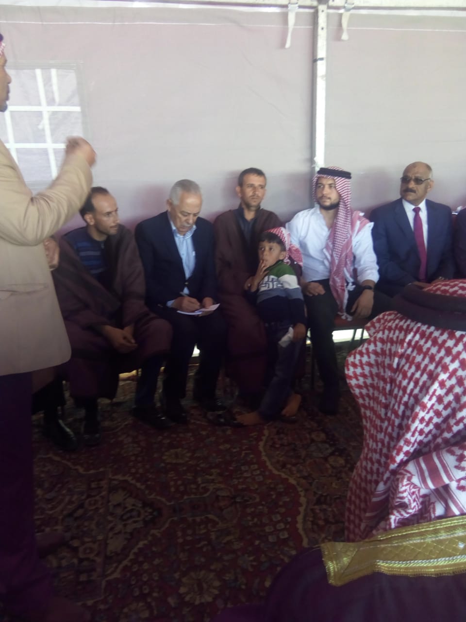 الأمير حسين في معان يعزي بوفاة الطفلة جوري النعيمات التي استشهدت في السيول الاخيرة