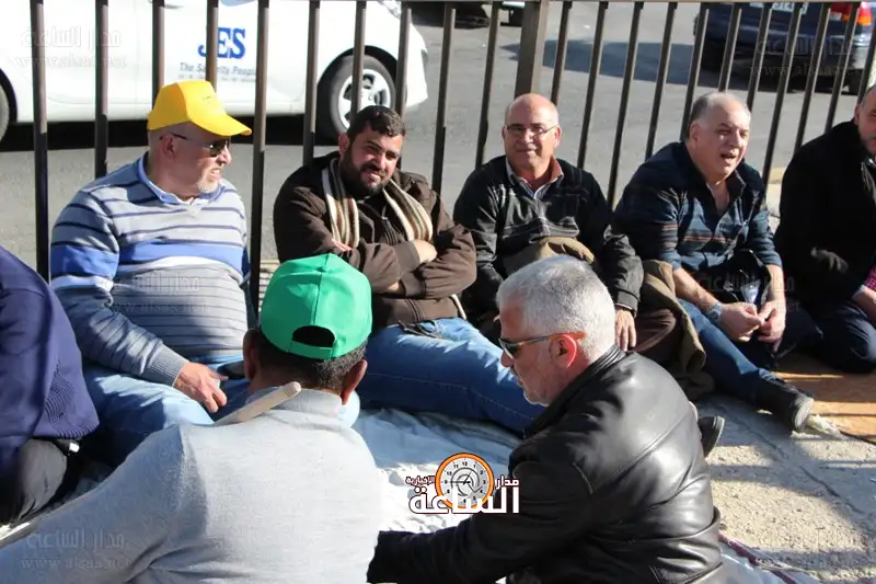 من اعتصام الزراعيين الاردنيين