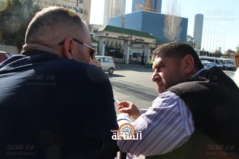 من اعتصام الزراعيين الاردنيين