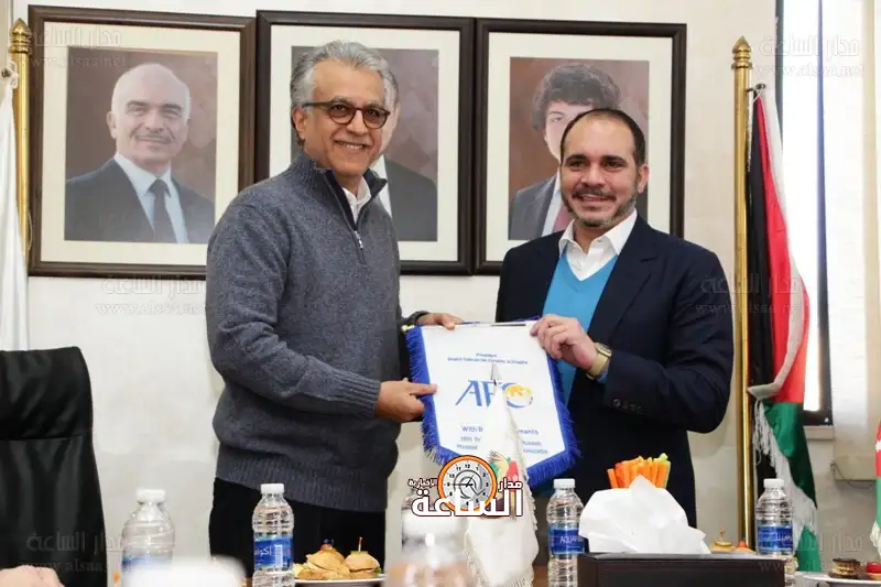 الأمير علي بن الحسين والشيخ سلمان بن ابراهيم