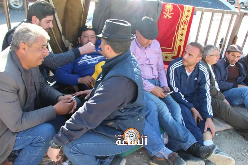 من اعتصام الزراعيين الاردنيين