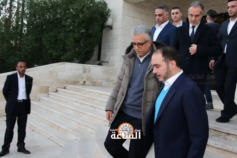 الأمير علي بن الحسين والشيخ سلمان بن ابراهيم