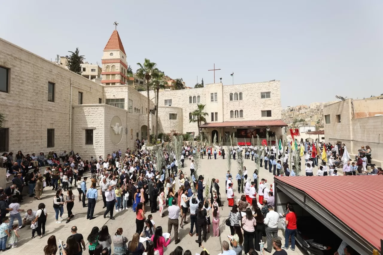 مدار الساعة,أخبار الأردن,اخبار الاردن,أحد الشعانين,عيد الفصح,الملك عبدالله الثاني,ولي العهد,الحسين بن عبدالله الثاني