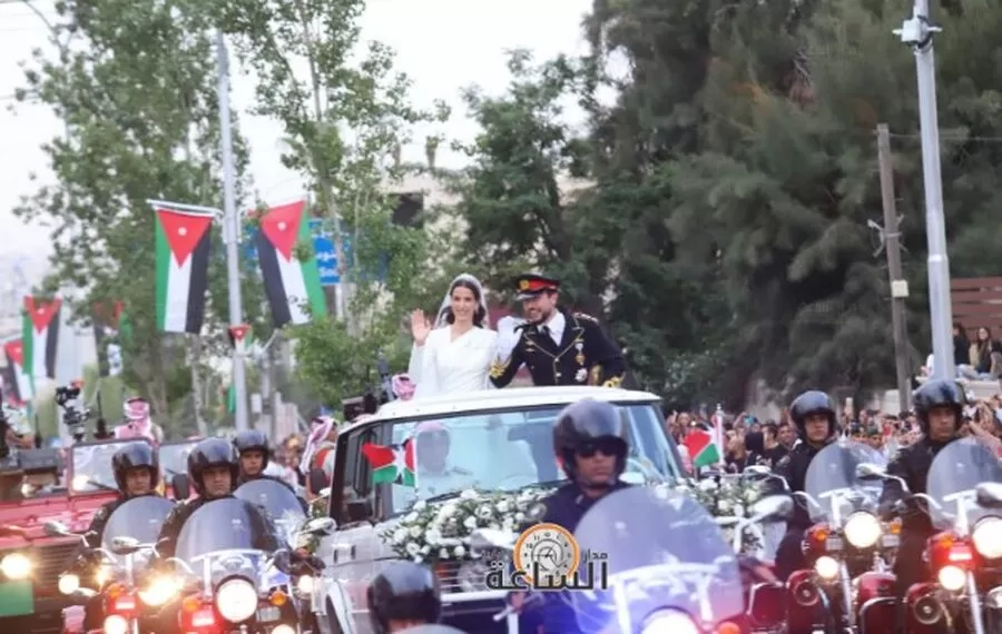 الموكب الأحمر,زفاف العروسان,عمان الأردنية