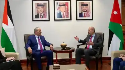 الصفدي والشيخ: مستقبل قطاع غزة يجب