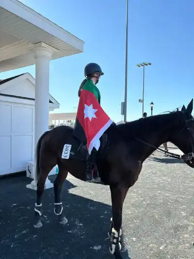 الفارسة الأردنية فطاير تحقق مراكز متقدمة