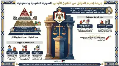 السلسلة القانونية (122): جريمة إضرام الحرائق