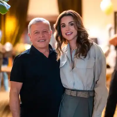 ‏الملكة رانيا تهنئ الملك بعيد الجلوس