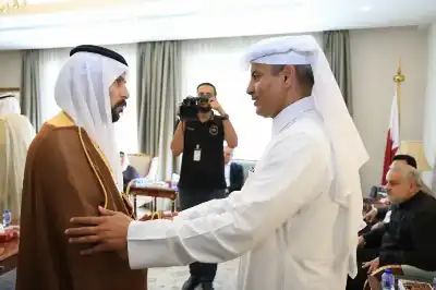 وجهاء معان يقدمون واجب العزاء بالشيخ