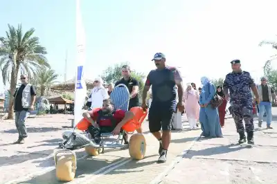 حلم البحر يتحقق.. افتتاح أول شاطئ