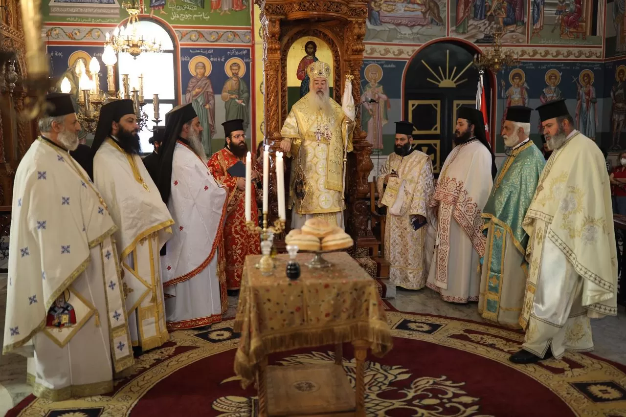 إحتفال الكنيسة الأرثوذكسية بعيد الإستقلال وحضور
