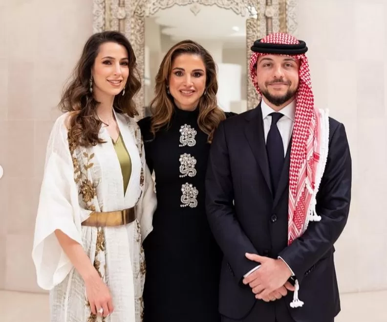 الملكة رانيا تهنئ الامير الحسين: رجوت