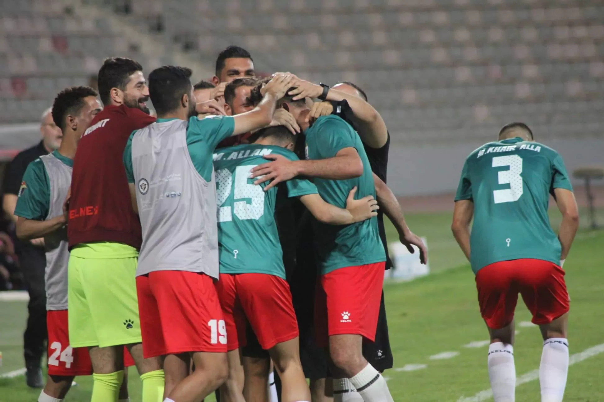 مدار الساعة,الاتحاد الأردني لكرة القدم