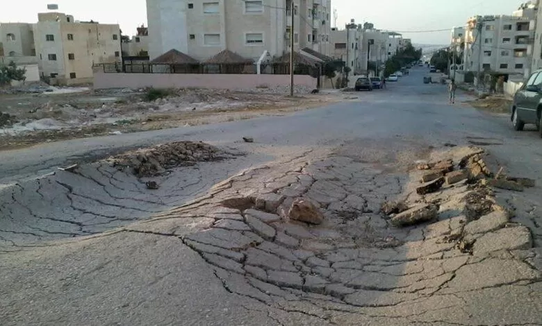 بلدية اربد توقف مشروعات المياه بشوارعها