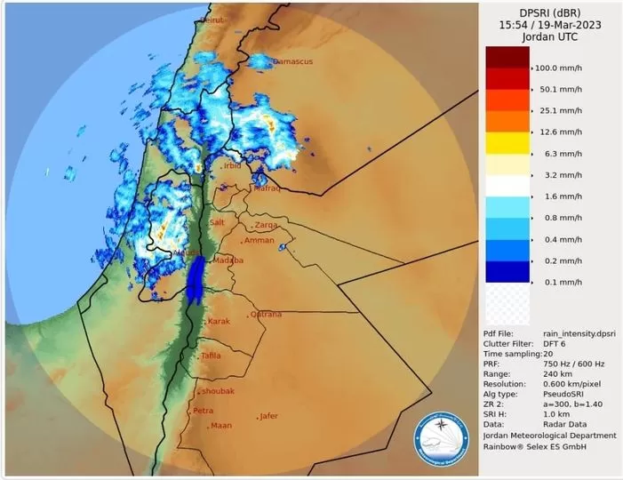 مدار الساعة, الطقس في الأردن اليوم,عمان