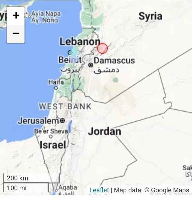 زلزال,الأردن,الحدود السورية اللبنانية,مرصد الزلازل,السلامة العامة