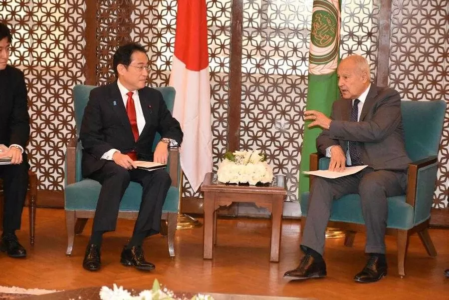 اليابان تدعم القضية الفلسطينية,التعاون العربي الياباني,وقف العنف في السودان
