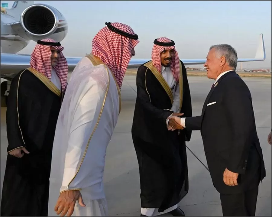 الملك عبدالله الثاني,القمة العربية,جدة