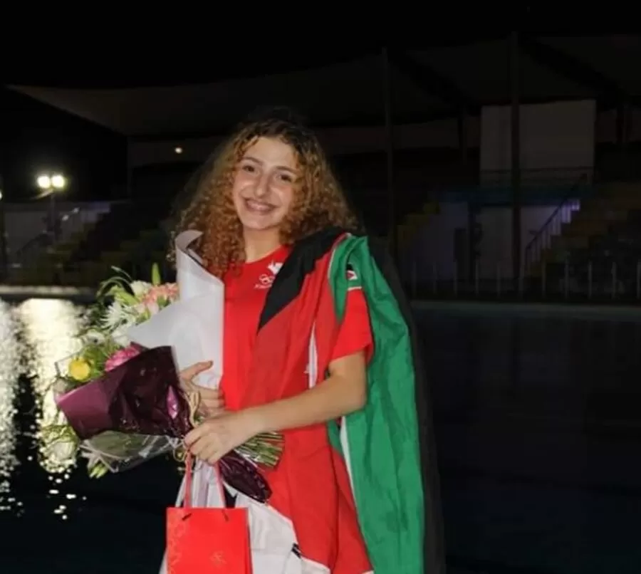 ميار أبو عنزة,السباحة الأردنية,الرياضة الأردنية