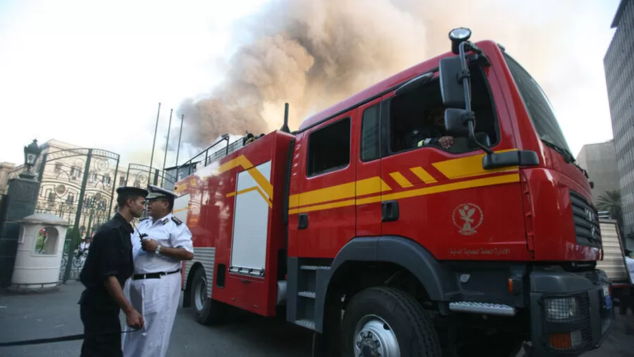 حريق جوار جهاز 15 مايو,القاهرة,الحماية المدنية
