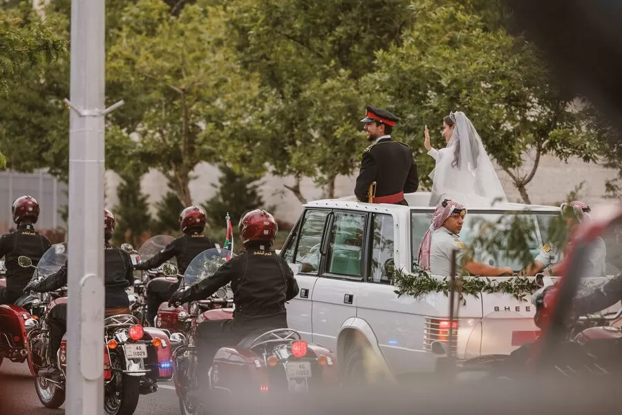 زفاف ولي العهد الأردني,تغطية حفل الزفاف,صحف قطرية