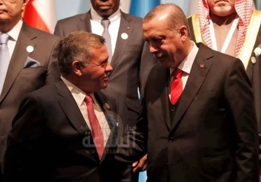 الأردن وتركيا,العلاقات الأخوية,تنصيب أردوغان