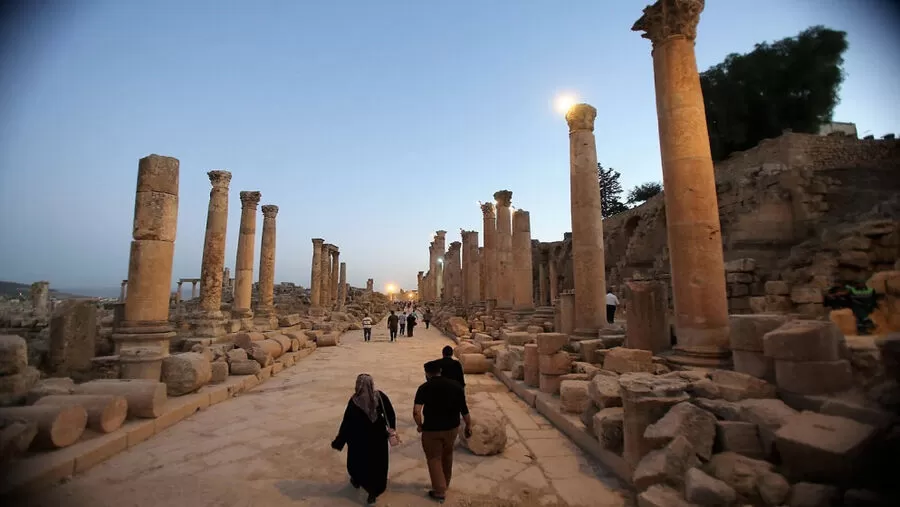 مدار الساعة, أخبار السياحة في الأردن,جرش,دائرة الآثار العامة